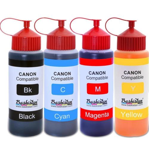 Canon E204 için Mürekkep Seti 4x1000 ml