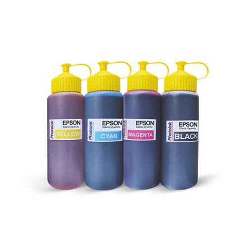 FOR Epson Claria ve L Serisi Yazıcılar için uyumlu 4x500 ml Mürekkep Seti (PHOTO INK Akıllı Mürekkep)