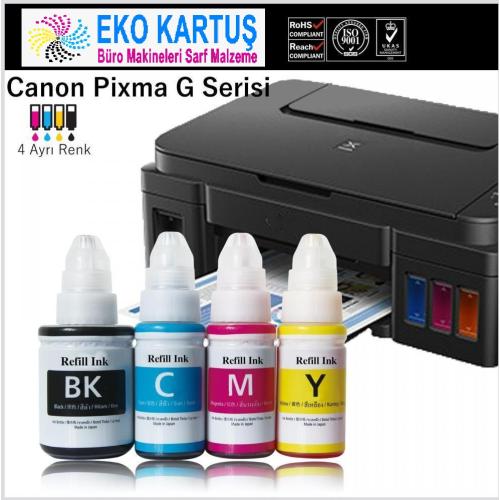 Canon G1400 Mürekkep Seti 4 Renk (Muadil)