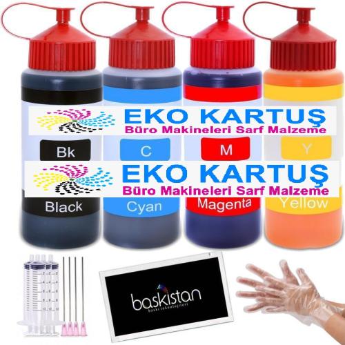 Canon MP280 Uyumlu Mürekkep Seti (4x500 ml) 15000 Sayfa Baskı