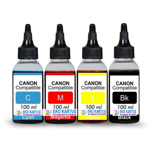 Canon MX395 için Mürekkep 4x100 ml