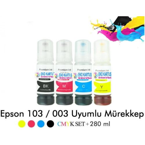 Epson L6190 Uyumlu Mürekkep 4 Renk