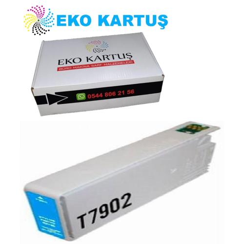 Epson WF-5190 Mavi Muadil Kartuş