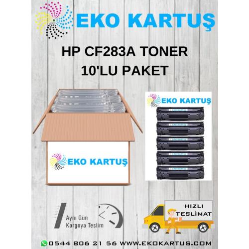 HP CF283A (83A) EKONOMİK AVANTAJLI 10'LU MUADİL TONER