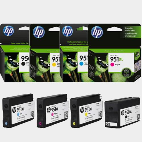  HP OFFİCEJET PRO 8660 E-ALL-İN-ONE 4 RENK TAKIM 950XL - 951XL KARTUŞ