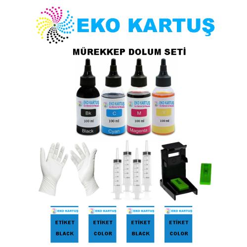 Hp 63 Kartuş İçin Dolum Seti
