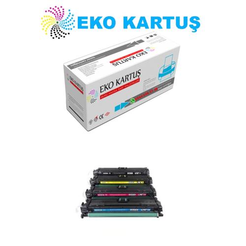 Hp Color Laserjet CP5225  CE740/307A  set 4 renk Muadil Toner