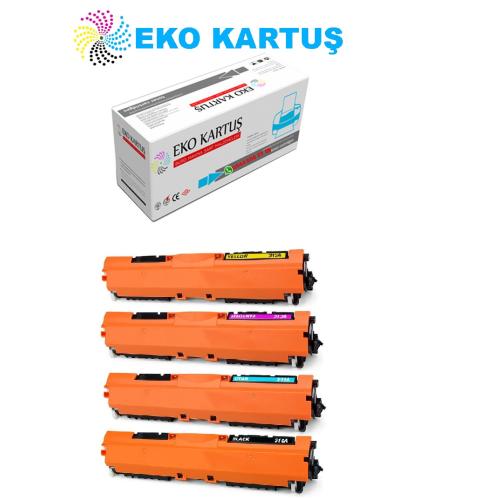 Hp LaserJet Pro 100 Color MFP M175a 4 renk takım (126)Muadil Toner