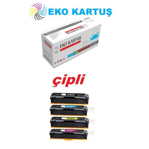 Hp 7KW64A 207A (W2210) SET ÇİPLİ  Muadil Toner