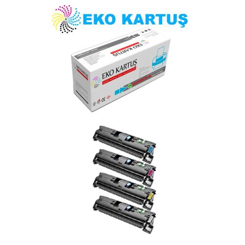 Hp Color Laserjet 2840 Set 4 Renk  (122a) Muadil Toner
