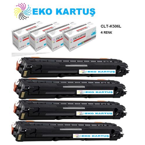 Samsung CLX-6260FW CLT-K506L 4 RENK TAKIM Muadil Toner